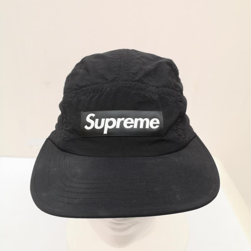 シュプリーム Supreme 帽子 キャップ ボックスロゴ キャンプ キャップ USA製 S/M - 黒 / ブラック / black メンズ USED 古着 中古 50167207