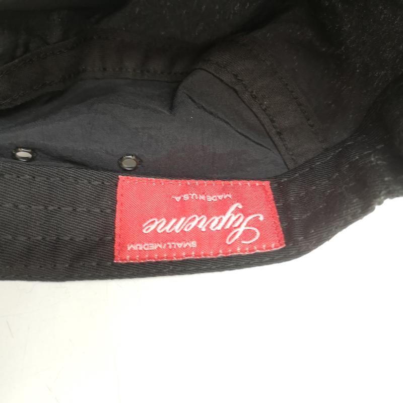 シュプリーム Supreme 帽子 キャップ ボックスロゴ キャンプ キャップ USA製 S/M - 黒 / ブラック / black メンズ USED 古着 中古 50167207