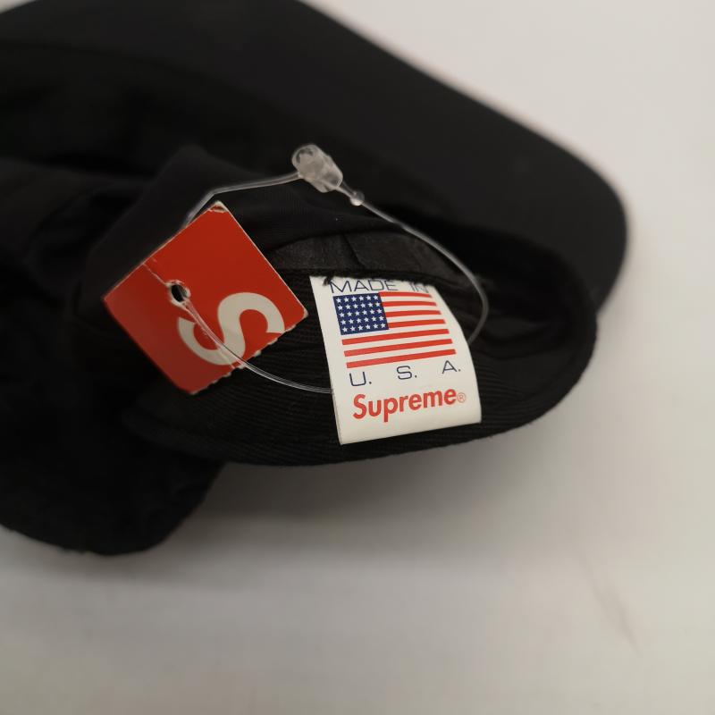 シュプリーム Supreme 帽子 キャップ ボックスロゴ キャンプ キャップ USA製 S/M - 黒 / ブラック / black メンズ USED 古着 中古 50167207