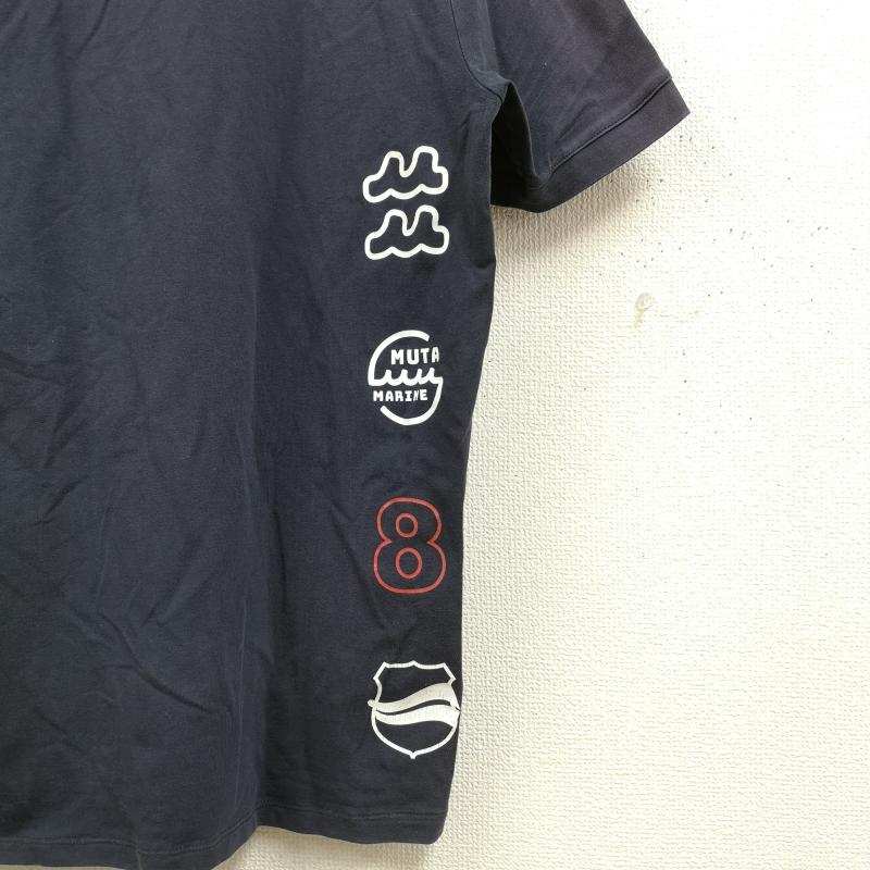 ムータ muta Tシャツ 半袖 MARINE 海 WAVE 波 碇 半袖 Tシャツ S/S TEE 263388034 7 紺 / ネイビー / navy メンズ USED 古着 中古 50167214