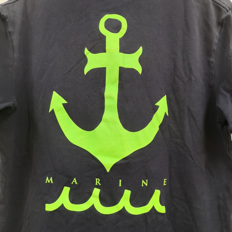 ムータ muta Tシャツ 半袖 MARINE 海 WAVE 波 碇 ハート 半袖 Tシャツ S/S TEE 5 紺 / ネイビー / navy メンズ USED 古着 中古 50167215