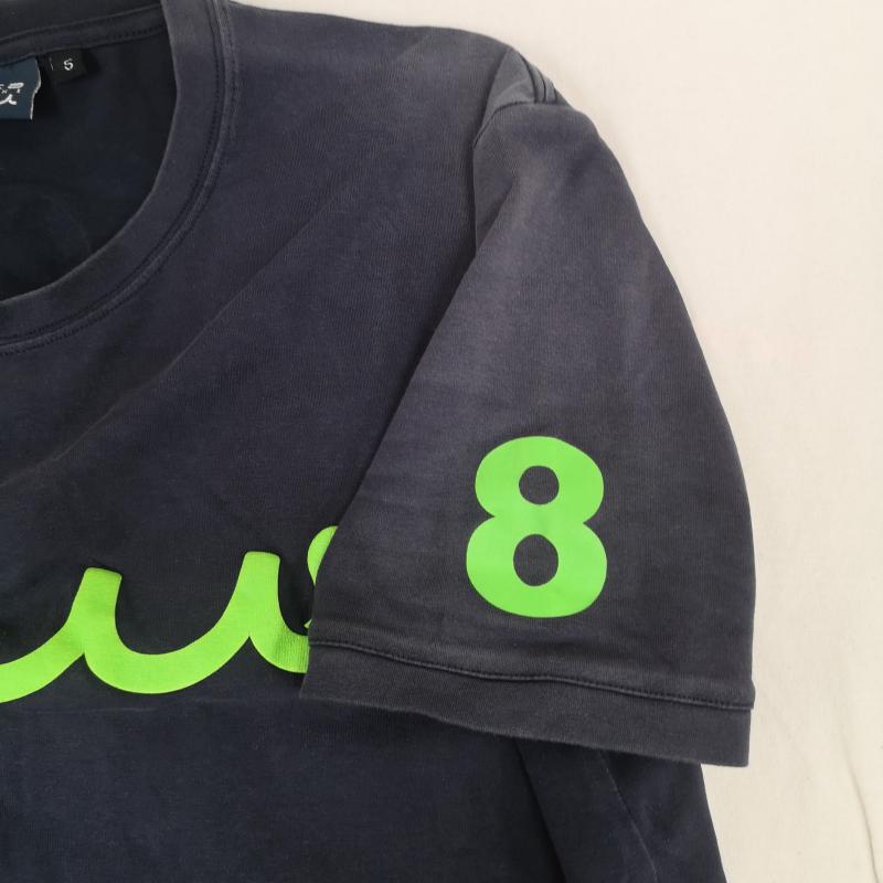 ムータ muta Tシャツ 半袖 MARINE 海 WAVE 波 碇 ハート 半袖 Tシャツ S/S TEE 5 紺 / ネイビー / navy メンズ USED 古着 中古 50167215