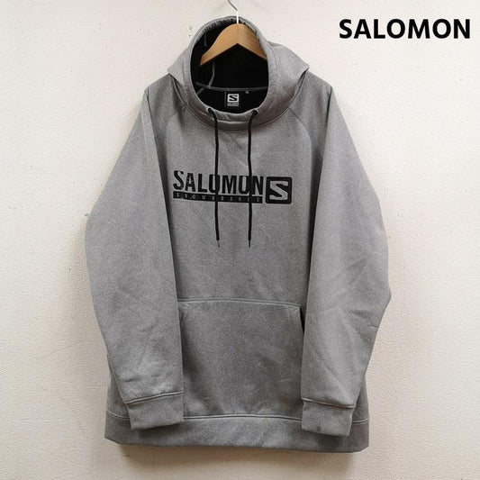 サロモン SALOMON パーカー 長袖 スノーボード サムホール ステッチ 裏起毛 撥水 パーカー L40756400 XL 灰 / グレー / gray メンズ USED 古着 中古 50167217