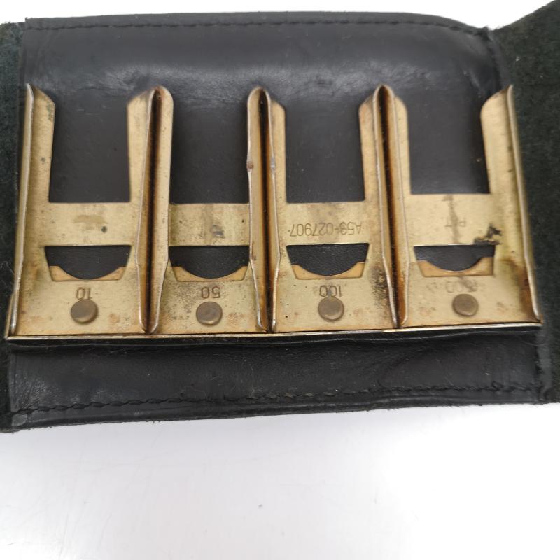 古着 USED 財布 二つ折り VASCO LEATHER NAVAL MONEY CLIP ヴァスコ ウォレット マネークリップ - 黒 / ブラック / black メンズ USED 古着 中古 50167218