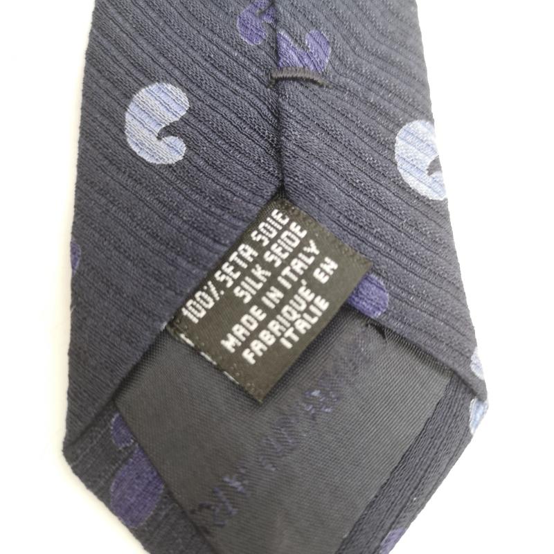 ジョルジオアルマーニ GIORGIO ARMANI ネクタイ ネクタイ 斜め ストライプ レジメンタル 風 シルク ネクタイ - 紺 / ネイビー / navy メンズ USED 古着 中古 50167224