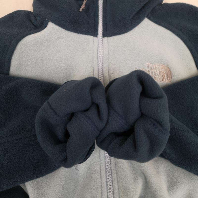 ザノースフェイス THE NORTH FACE ジャケット、上着 ジャンパー、ブルゾン ツートーン バイカラー ドローコード ロゴ刺繡 フルジップ フリース ジャケット M 青 / ブルー / blue X 水色 / ライトブルー / レディース USED 古着 中古 50167229