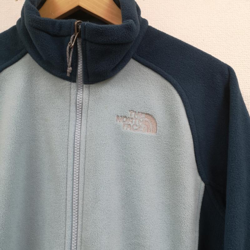 ザノースフェイス THE NORTH FACE ジャケット、上着 ジャンパー、ブルゾン ツートーン バイカラー ドローコード ロゴ刺繡 フルジップ フリース ジャケット M 青 / ブルー / blue X 水色 / ライトブルー / レディース USED 古着 中古 50167229