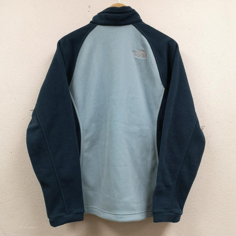ザノースフェイス THE NORTH FACE ジャケット、上着 ジャンパー、ブルゾン ツートーン バイカラー ドローコード ロゴ刺繡 フルジップ フリース ジャケット M 青 / ブルー / blue X 水色 / ライトブルー / レディース USED 古着 中古 50167229