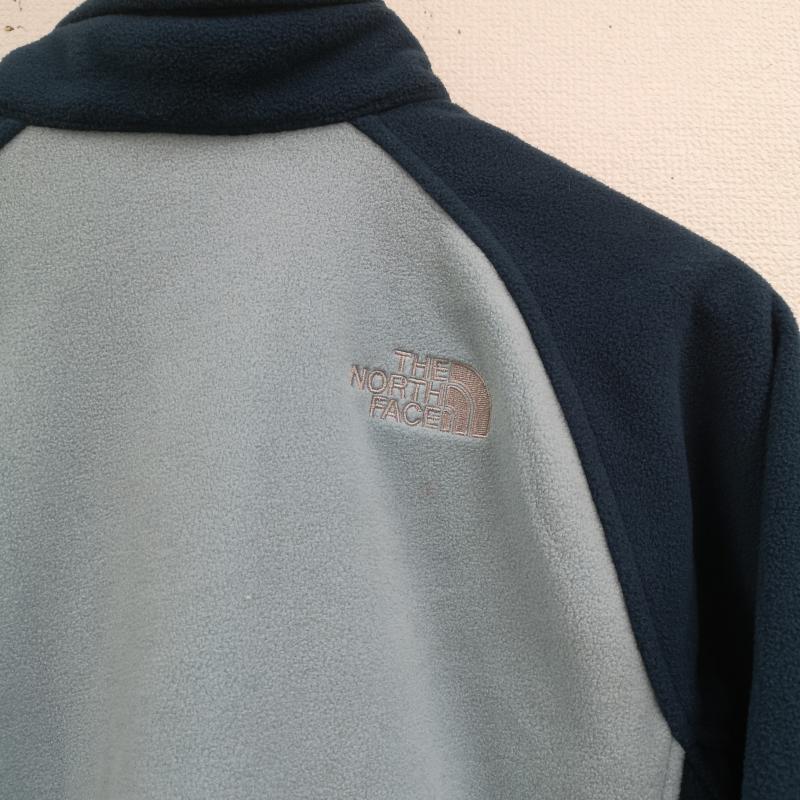 ザノースフェイス THE NORTH FACE ジャケット、上着 ジャンパー、ブルゾン ツートーン バイカラー ドローコード ロゴ刺繡 フルジップ フリース ジャケット M 青 / ブルー / blue X 水色 / ライトブルー / レディース USED 古着 中古 50167229