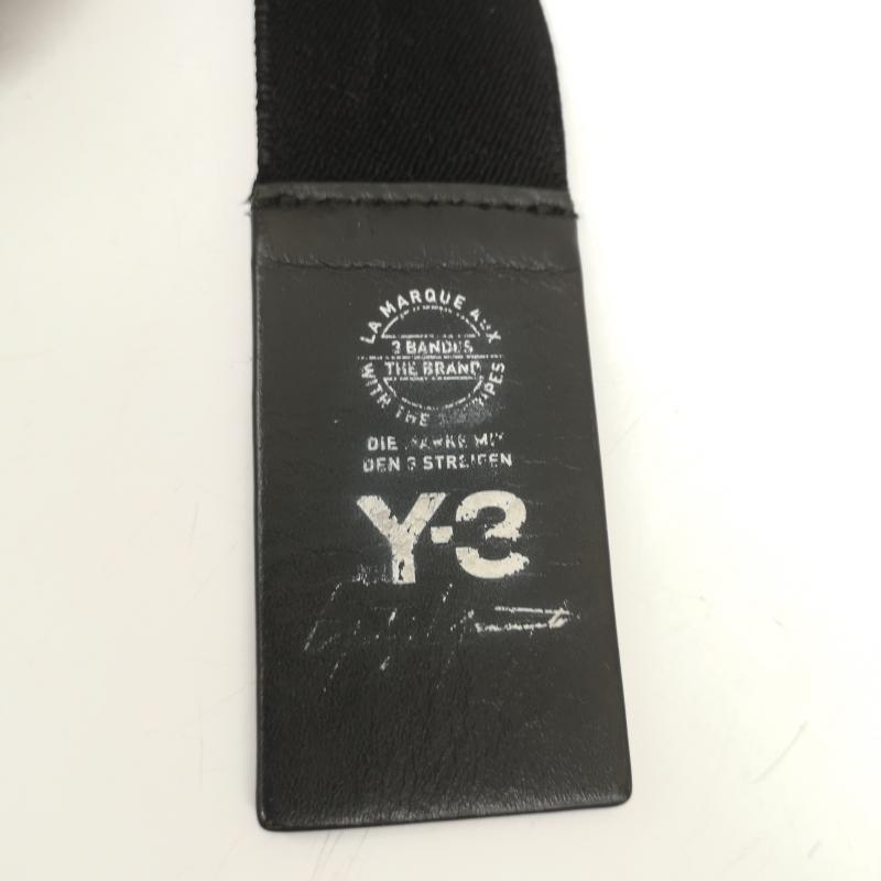 ワイスリー Y-3 ベルト・バックル ベルト Dリング ロゴ ベルト - 黒 / ブラック / black メンズ USED 古着 中古 50167230