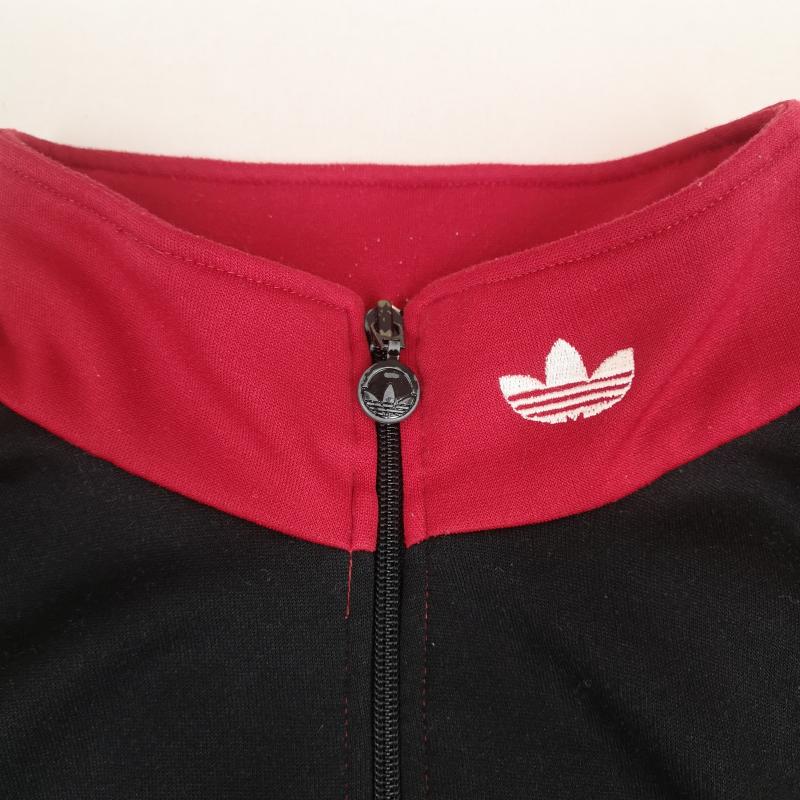 アディダス adidas ジャケット、上着 ジャンパー、ブルゾン 80s 万国旗タグ スリーストライプス クラシック ジャージ トラックジャケット M 赤 / レッド / red メンズ USED 古着 中古 50167231