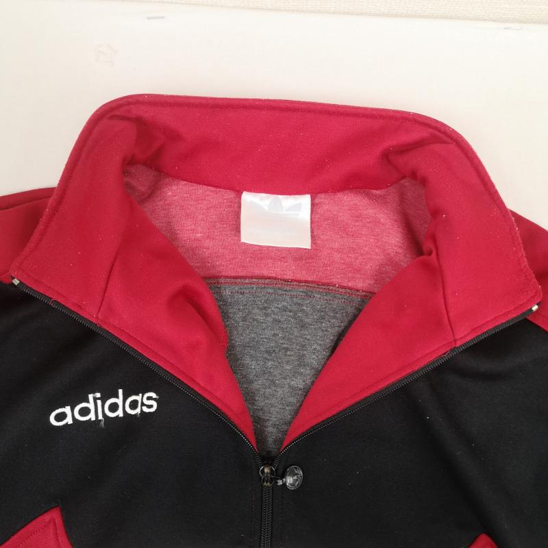 アディダス adidas ジャケット、上着 ジャンパー、ブルゾン 80s 万国旗タグ スリーストライプス クラシック ジャージ トラックジャケット M 赤 / レッド / red メンズ USED 古着 中古 50167231