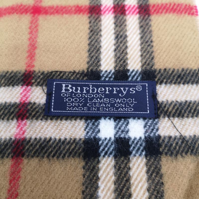 バーバリー BURBERRY マフラー マフラー ノバチェック ウール マフラー イングランド製 - ベージュ / ベージュ / beige レディース USED 古着 中古 50167232