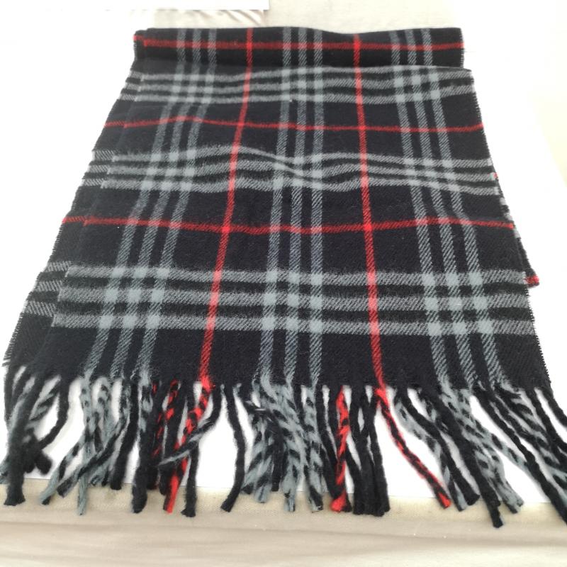 バーバリー BURBERRY マフラー マフラー ノバチェック マフラー イングランド製 - 紺 / ネイビー / navy レディース USED 古着 中古 50167234