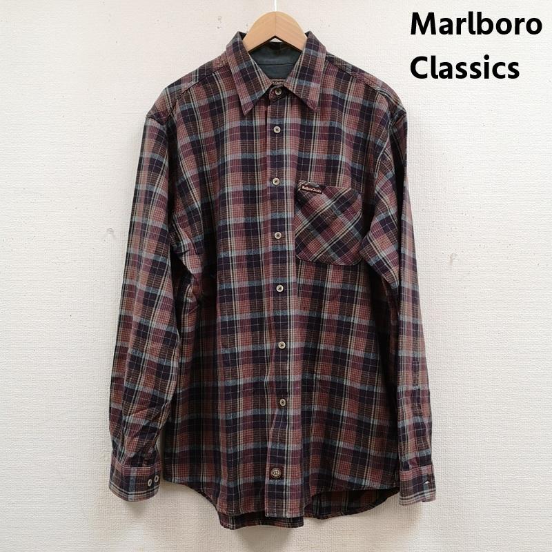 古着 USED シャツ、ブラウス 長袖 Marlboro Classics ロゴタブ マドラス タータンチェック柄 ロングスリーブ 長袖 シャツ L マルチカラー / マルチカラー / multicolor メンズ USED 古着 中古 50167235