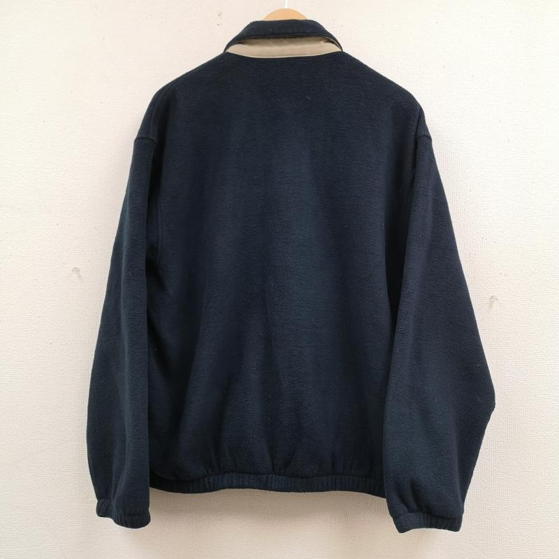 ポロバイラルフローレン Polo by RALPH LAUREN ジャケット、上着 ジャンパー、ブルゾン 90s ポニー刺繍 レザータブ スイングトップ フルジップ フリース ジャケット M 紺 / ネイビー / navy メンズ USED 古着 中古 50167238