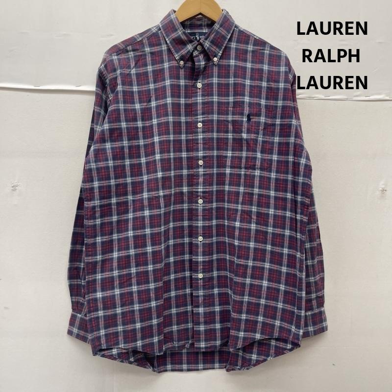 ローレンラルフローレン LAUREN RALPH LAUREN シャツ、ブラウス 長袖 ポニー ロゴ刺繍 タグ逆さ チェック柄 ボタンダウン 長袖 シャツ M マルチカラー / マルチカラー / multicolor メンズ USED 古着 中古 50167242