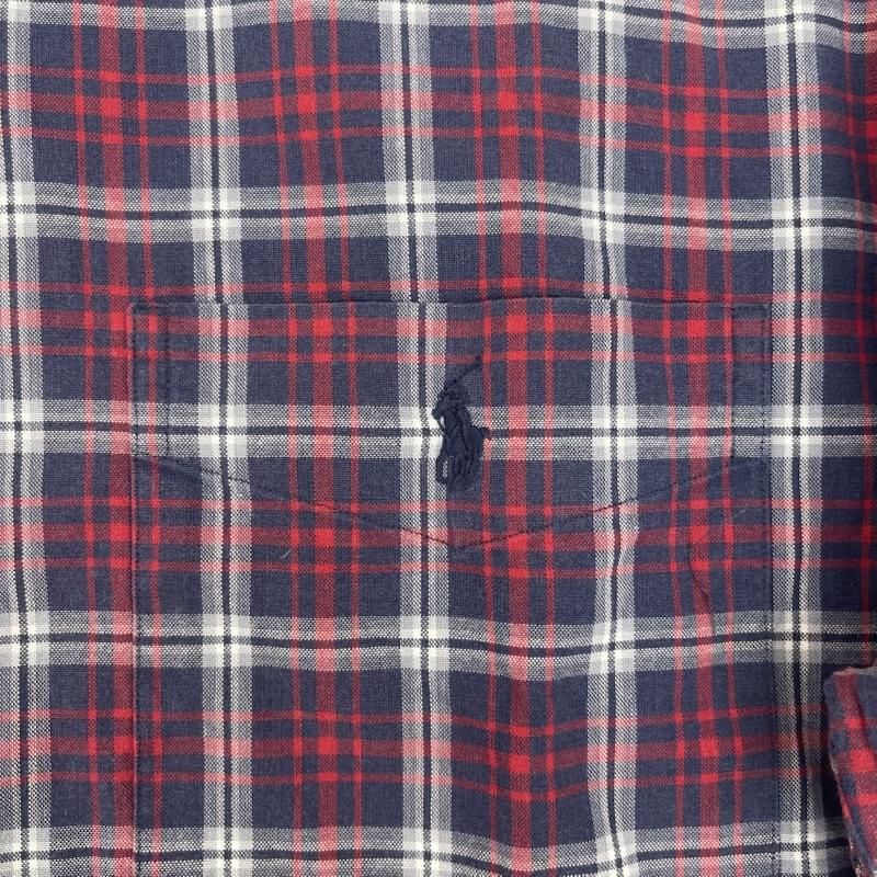 ローレンラルフローレン LAUREN RALPH LAUREN シャツ、ブラウス 長袖 ポニー ロゴ刺繍 タグ逆さ チェック柄 ボタンダウン 長袖 シャツ M マルチカラー / マルチカラー / multicolor メンズ USED 古着 中古 50167242