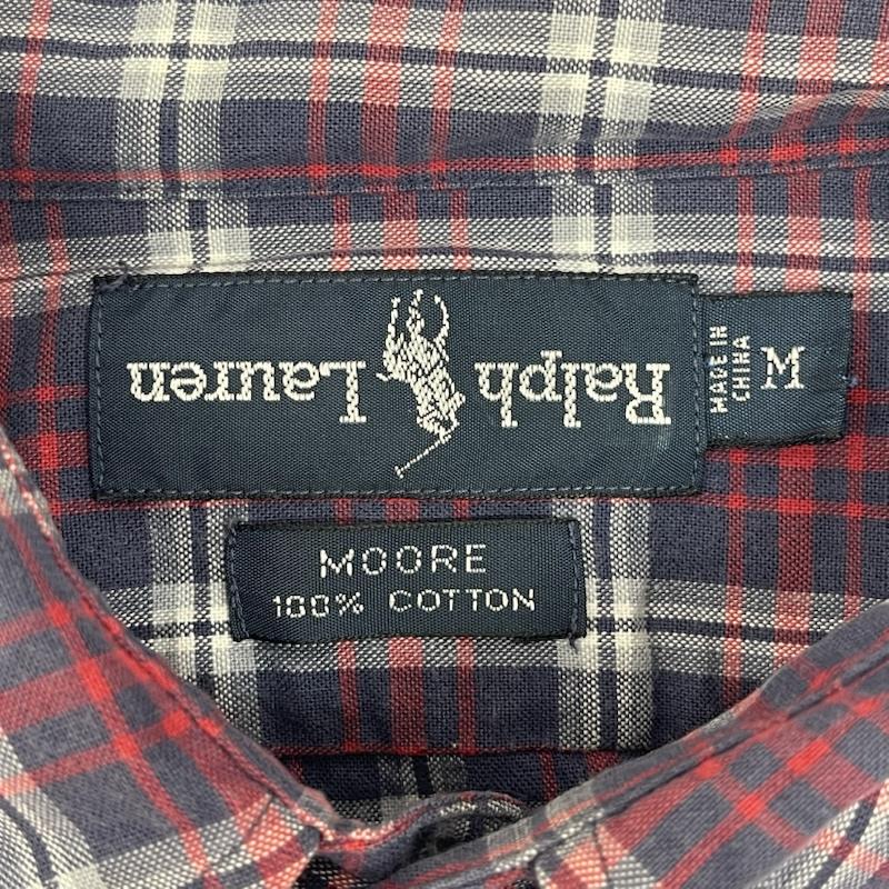 ローレンラルフローレン LAUREN RALPH LAUREN シャツ、ブラウス 長袖 ポニー ロゴ刺繍 タグ逆さ チェック柄 ボタンダウン 長袖 シャツ M マルチカラー / マルチカラー / multicolor メンズ USED 古着 中古 50167242
