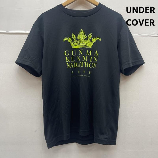 アンダーカバー UNDERCOVER Tシャツ 半袖 群馬県民マラソン コラボ 王冠 グラフィック プリント Tシャツ カットソー L 黒 / ブラック / black メンズ USED 古着 中古 50167245