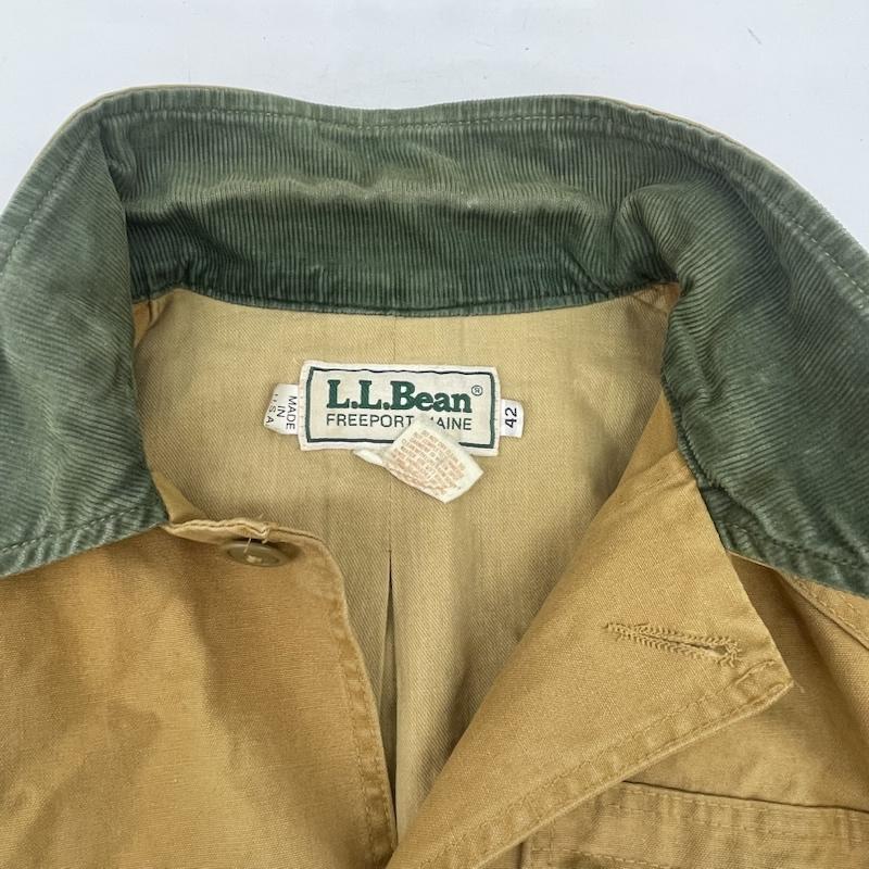 エルエルビーン L.L.Bean ジャケット、上着 ジャンパー、ブルゾン USA製 80s 90s ヴィンテージ ハンティング オリジナル フィールド サファリ ジャケット 42 茶 / ブラウン / brown メンズ USED 古着 中古 50167247