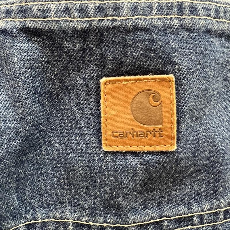 カーハート Carhartt パンツ デニム、ジーンズ B13DST デニム ペインターパンツ 33インチ メンズ USED 古着 中古 50167255
