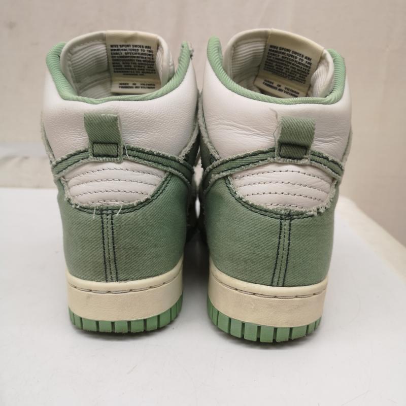 ナイキ NIKE スニーカー スニーカー WMNS DUNK HIGH 1985 Enamel Green DV1143-300 ダンク ハイカットスニーカー 24.5cm レディース USED 古着 中古 50167256