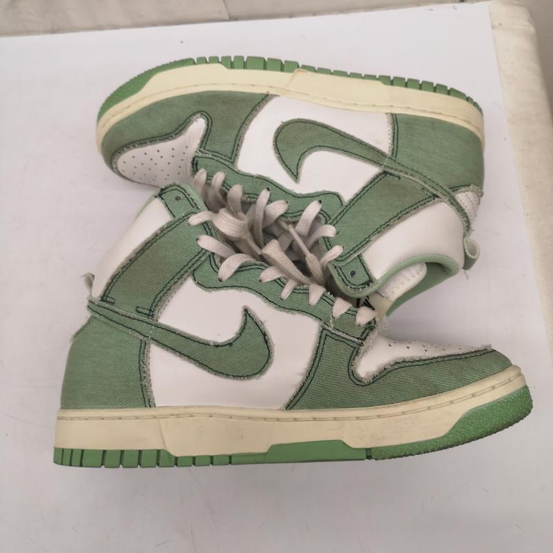ナイキ NIKE スニーカー スニーカー WMNS DUNK HIGH 1985 Enamel Green DV1143-300 ダンク ハイカットスニーカー 24.5cm レディース USED 古着 中古 50167256