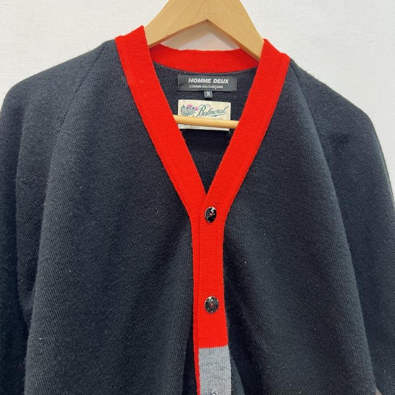 コムデギャルソン COMME des GARCONS カーディガン 長袖 Balmoral スコットランド製 ニット カーディガン DA-N001 AD2018 M 黒 / ブラック / black メンズ USED 古着 中古 50167258