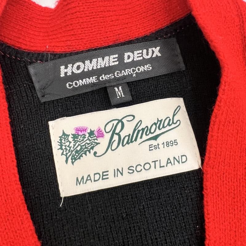 コムデギャルソン COMME des GARCONS カーディガン 長袖 Balmoral スコットランド製 ニット カーディガン DA-N001 AD2018 M 黒 / ブラック / black メンズ USED 古着 中古 50167258