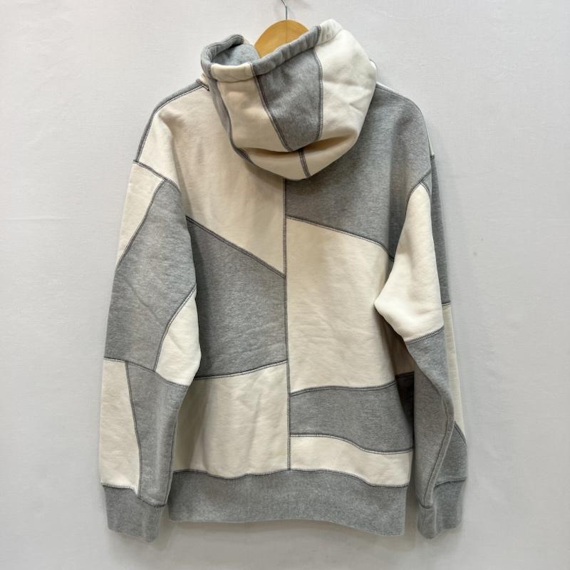 シュプリーム Supreme パーカー 長袖 20AW Patchwork Hooded Sweatshirt パッチワーク ロゴ M 灰 / グレー / gray メンズ USED 古着 中古 50167259