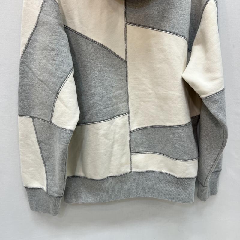 シュプリーム Supreme パーカー 長袖 20AW Patchwork Hooded Sweatshirt パッチワーク ロゴ M 灰 / グレー / gray メンズ USED 古着 中古 50167259
