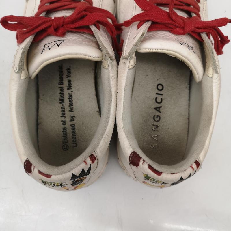 サンガチオ via SANGACIO スニーカー スニーカー BASQUIAT バスキア コラボ スニーカー 23.0cm 白 / ホワイト / white レディース USED 古着 中古 50167260