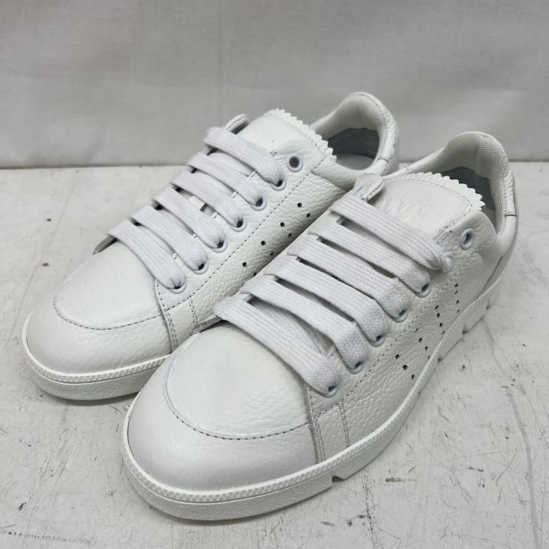 ロエベ LOEWE スニーカー スニーカー アナグラム ロゴ レザースニーカー size37 - 白 / ホワイト / white レディース USED 古着 中古 50167262