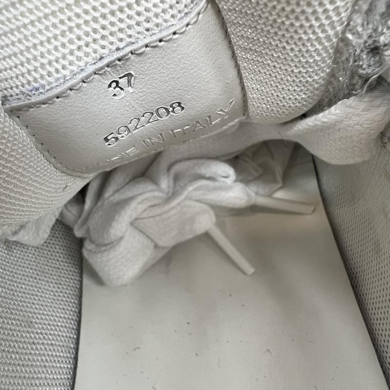 ロエベ LOEWE スニーカー スニーカー アナグラム ロゴ レザースニーカー size37 - 白 / ホワイト / white レディース USED 古着 中古 50167262