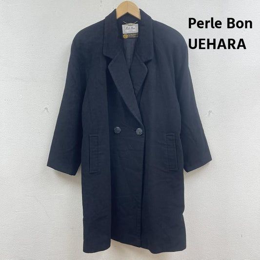 古着 USED コート コート一般 Perle Bon UEHARA カシミヤ 100% ロング チェスター コート LORO PIANA 黒 / ブラック / black レディース USED 古着 中古 50167267