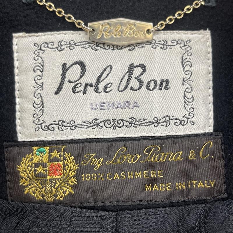 古着 USED コート コート一般 Perle Bon UEHARA カシミヤ 100% ロング チェスター コート LORO PIANA 黒 / ブラック / black レディース USED 古着 中古 50167267
