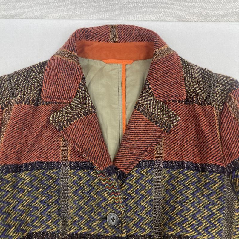 エトロ ETRO ジャケット、上着 ジャケット、ブレザー イタリア製 ヴィンテージ ウール ブレンド ブレザー ジャケット 46 マルチカラー / マルチカラー / multicolor レディース USED 古着 中古 50167270