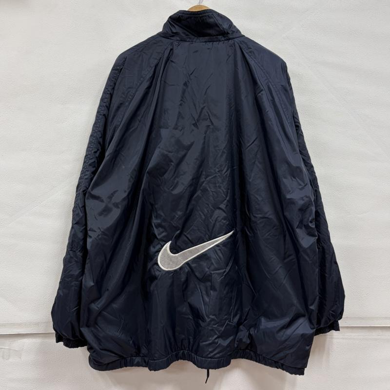 ナイキ NIKE ジャケット、上着 ジャンパー、ブルゾン 90s ナイロンジャケット ロゴ 刺繍 ヴィンテージ フリースライナー OLD オールド 銀タグ XXL ロゴ、文字 X 刺繍 紺 / ネイビー / navy X 黒 / ブラック / black メンズ USED 古着 中古 50167276
