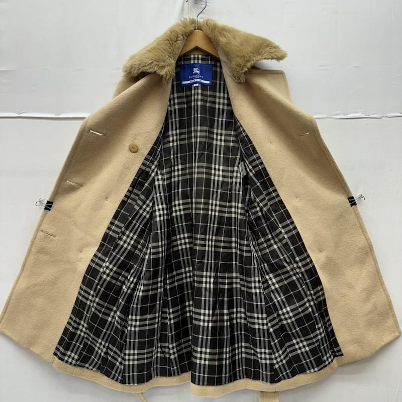 バーバリー・ブルーレーベル BURBERRY BLUE LABEL コート コート一般 アンゴラ ウール トレンチ コート FNF38-763-42 36 ベージュ / ベージュ / beige レディース USED 古着 中古 50167279