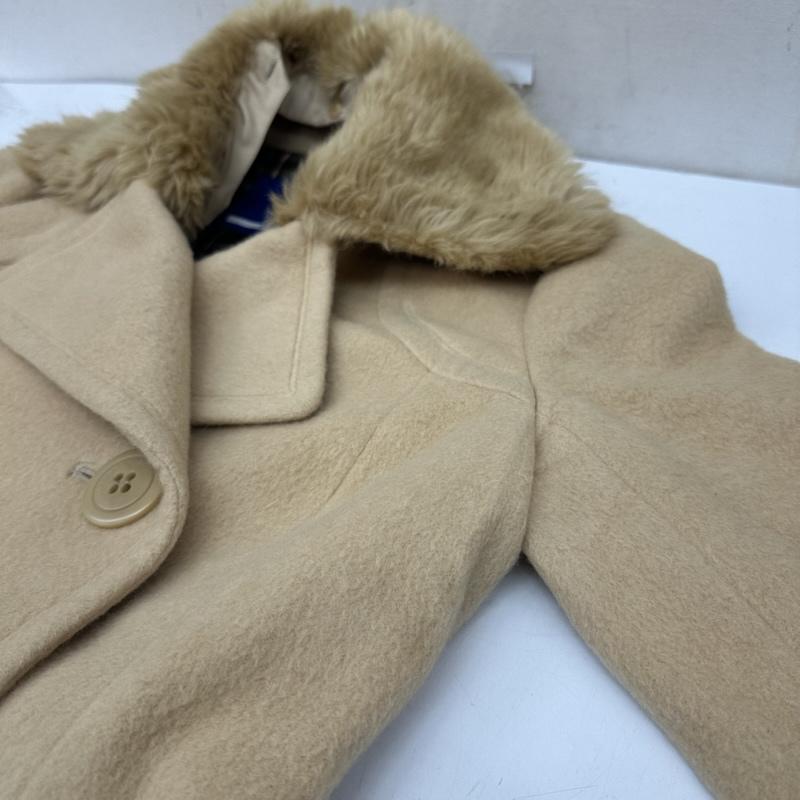 バーバリー・ブルーレーベル BURBERRY BLUE LABEL コート コート一般 アンゴラ ウール トレンチ コート FNF38-763-42 36 ベージュ / ベージュ / beige レディース USED 古着 中古 50167279