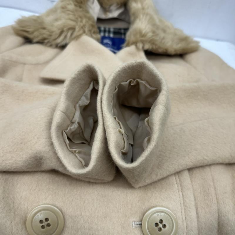 バーバリー・ブルーレーベル BURBERRY BLUE LABEL コート コート一般 アンゴラ ウール トレンチ コート FNF38-763-42 36 ベージュ / ベージュ / beige レディース USED 古着 中古 50167279