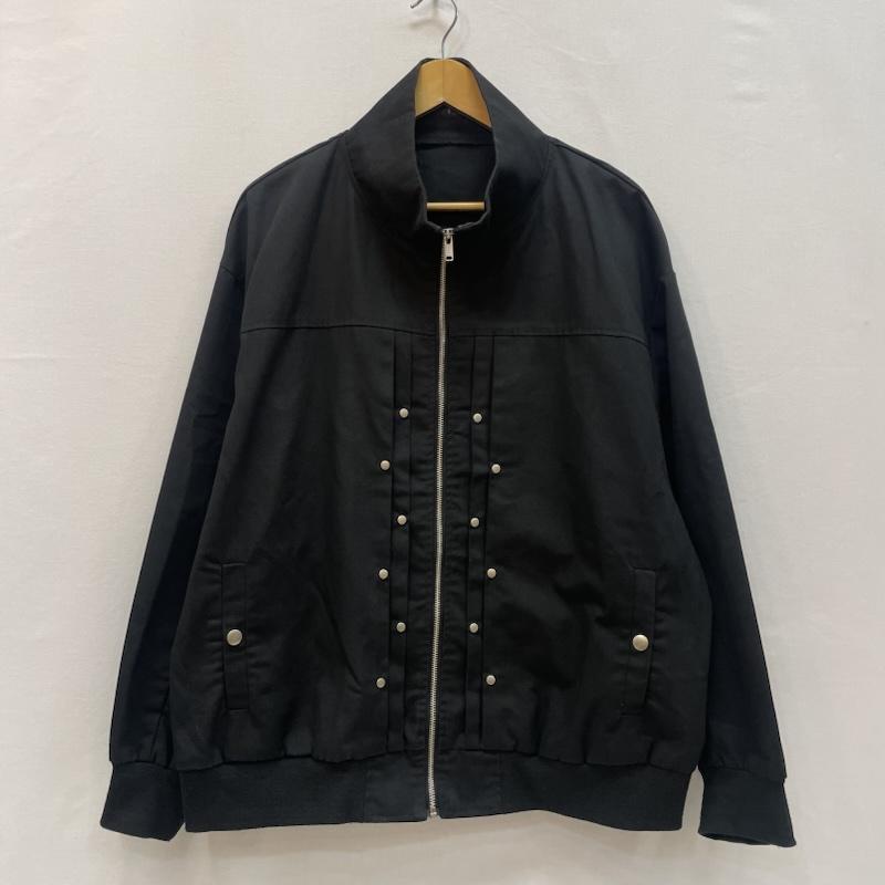 ノーアイディ NO ID. ジャケット、上着 ジャケット、ブレザー リベットトラック ブルゾン 2way ワイド パンツ セットアップ one 黒 / ブラック / black メンズ USED 古着 中古 50167282
