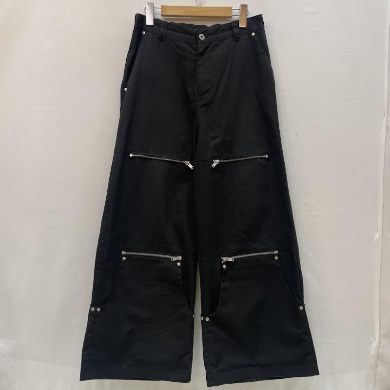 ノーアイディ NO ID. ジャケット、上着 ジャケット、ブレザー リベットトラック ブルゾン 2way ワイド パンツ セットアップ one 黒 / ブラック / black メンズ USED 古着 中古 50167282