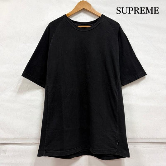 シュプリーム Supreme Tシャツ 半袖 半袖 無地 クルーネック ラグラン Tシャツ L 無地 黒 / ブラック / black メンズ USED 古着 中古 50167284