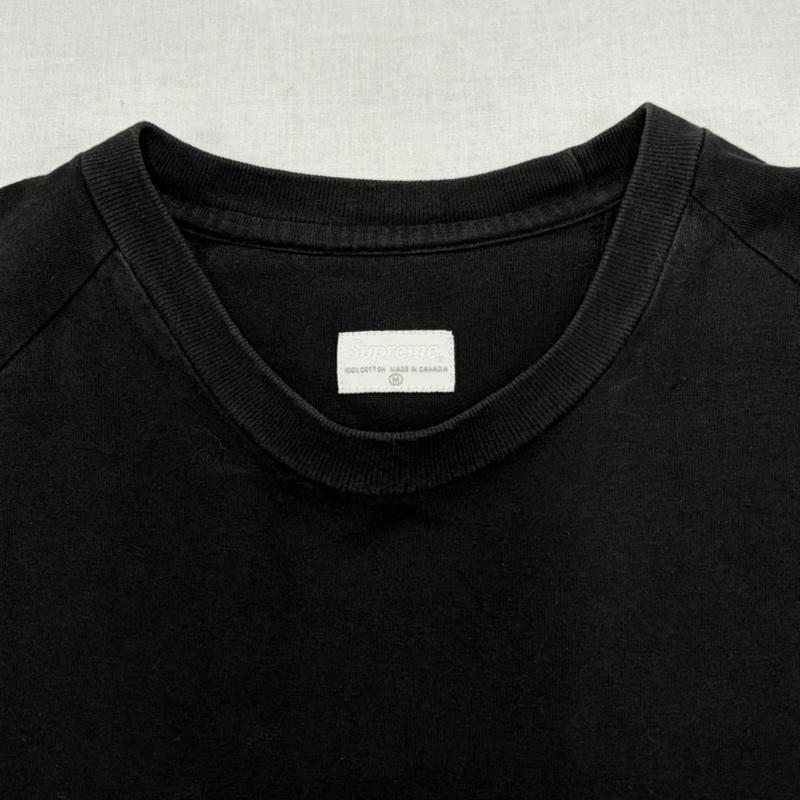 シュプリーム Supreme Tシャツ 半袖 半袖 無地 クルーネック ラグラン Tシャツ L 無地 黒 / ブラック / black メンズ USED 古着 中古 50167284