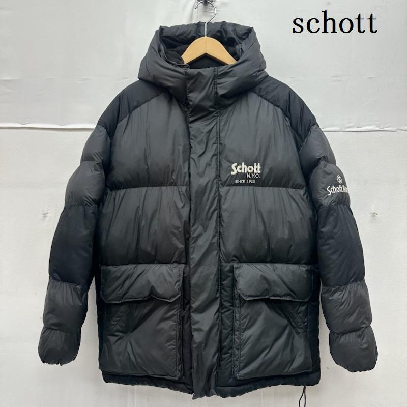 ショット schott ジャケット、上着 ダウンジャケット HYBRID DOWN JKT ダウン ジャケット 3102056 L 黒 / ブラック / black メンズ USED 古着 中古 50167285