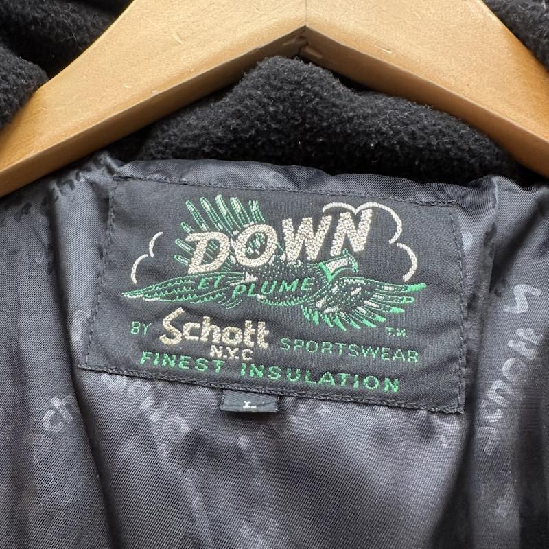 ショット schott ジャケット、上着 ダウンジャケット HYBRID DOWN JKT ダウン ジャケット 3102056 L 黒 / ブラック / black メンズ USED 古着 中古 50167285