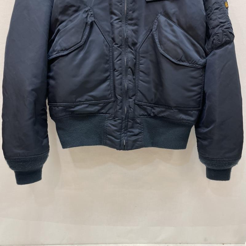 アルファ インダストリー Alpha Industries ジャケット、上着 フライトジャケット ワッペン カスタム 刺繍 20304-067 CWU-45 XL 紺 / ネイビー / navy メンズ USED 古着 中古 50167290