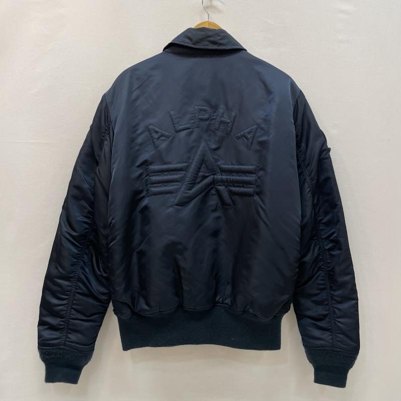 アルファ インダストリー Alpha Industries ジャケット、上着 フライトジャケット ワッペン カスタム 刺繍 20304-067 CWU-45 XL 紺 / ネイビー / navy メンズ USED 古着 中古 50167290